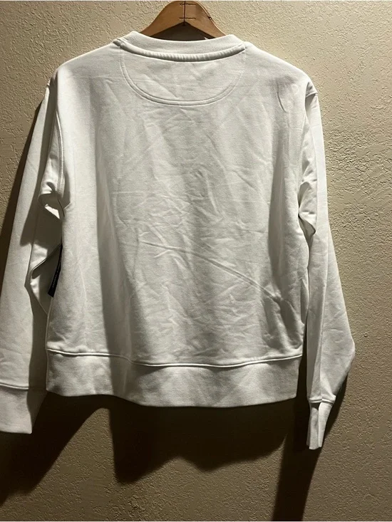 Karl Lagerfeld White Graphic Crewneck - NWT - Picture 6 of 6